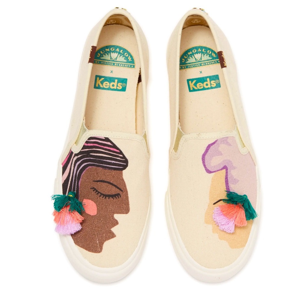 KEDS Double Decker Tassel Slip-On Sneaker Size